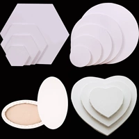 Круглая фоторамка, треугольник в форме сердца, акрил