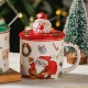 Керамическая чашка Красный Санта -Клаус