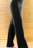 Эластичные штаны-клёш, практика, штаны, P16002
