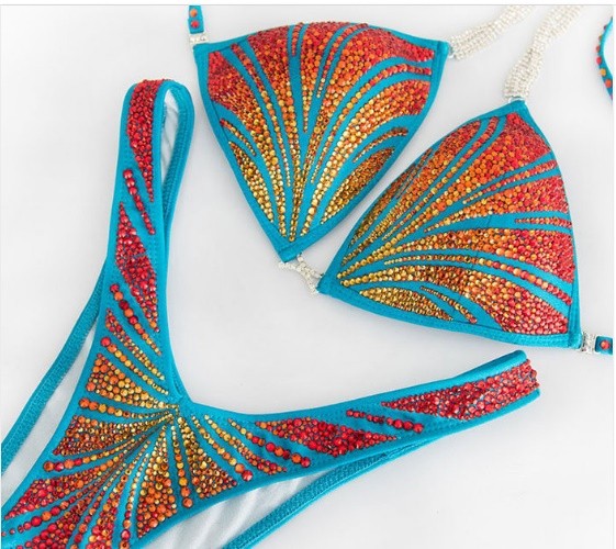 Сексуальный морской лазурный купальник, США