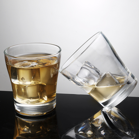 新品特价酒杯玻璃家用耐热创意加厚洋酒威士忌饮料水杯子广口圆杯