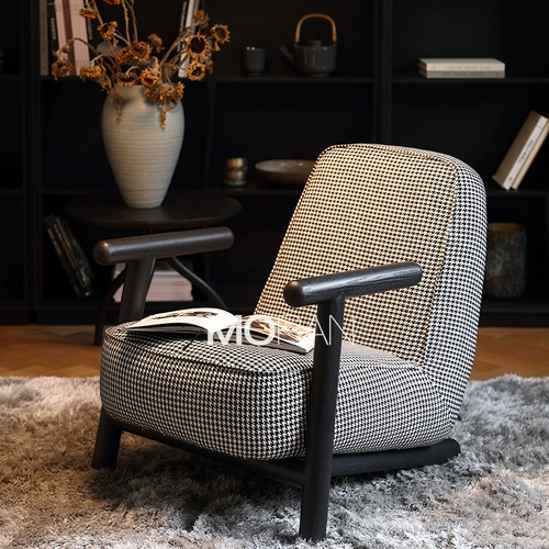 Итальянский легкий роскошь тысяча птиц одиночный диван кресл для белого воскового дерева