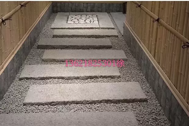 庭院踏步石青石汀步汀步石不規則石板青石板日式飛石花園走道庭