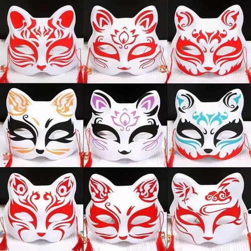 Половина маска для кошек и ветер с полным вером, аниме -аниме, аниме аниме, секреты лиса, потому что ночной рынок одеваться на ночном рынке