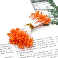 Оранжевая симуляция цветочный светло -светлый цветочный ядро ​​3 мм длиной 60 мм около 90 ветвей/сумки