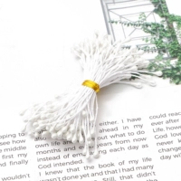 Белый симулятор цветочный жемчужный светловый ядро ​​3 мм длиной 60 мм около 90 ветвей/сумки