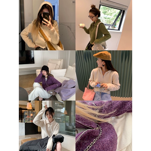 Шерстяной балахон, зимний кардиган, толстовка с капюшоном