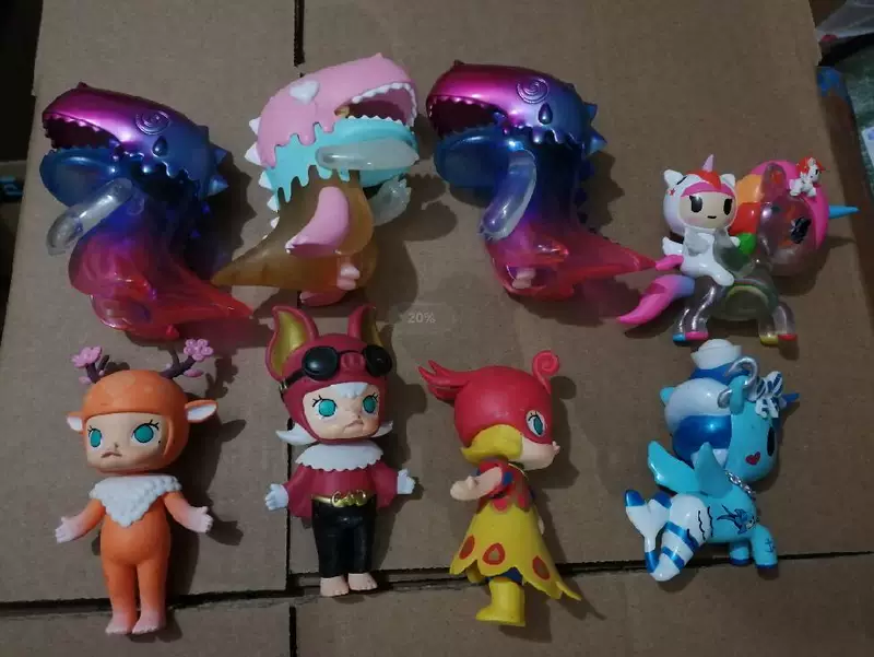 Dinosaur girl heart blind box unicorns blind box as shown in the figure all special treatment flaws to see instructions