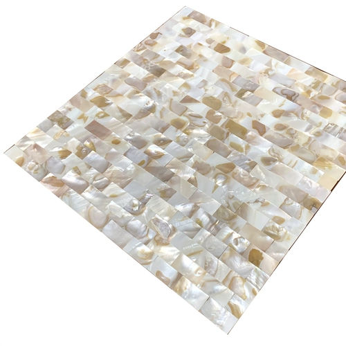 AFSJ Shell Mosaic, сшитая, красочная масляная цветочная цветочка длинная квадратная плитка для ванной комнаты шкаф для ванной комнаты в ванной комнате