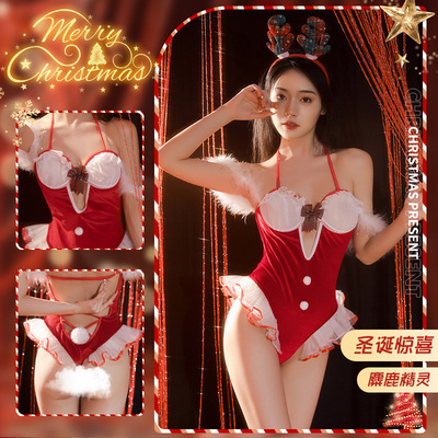 taobao agent Underwear, jumpsuit, push up bra, sexy uniform