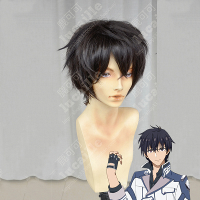 taobao agent Demon King College's discomfort, Arnos Black Universal Cos wig male short hair cosplay handsome guy guilty guy