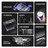 Раковина, большая одинарная емкость, кухонная бытовая раковина из нержавеющей стали 304, раковина для мытья посуды, верхняя и нижняя часть, цифровой дисплей с изображением кита