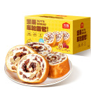 沃隆坚果车轮面包500g