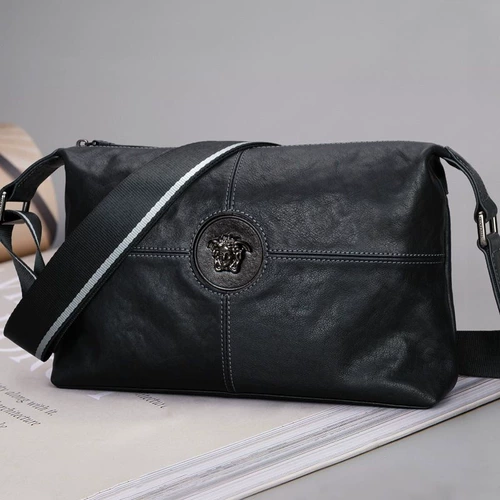 Сумка на одно плечо, кожаная сумка через плечо, из натуральной кожи, воловья кожа