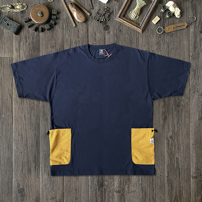 taobao agent [Sale] Japan Kriff Mayer Tibetan Outdoor Double Pockets Round Neck T -shirt Loose Outdoor Mountain Series