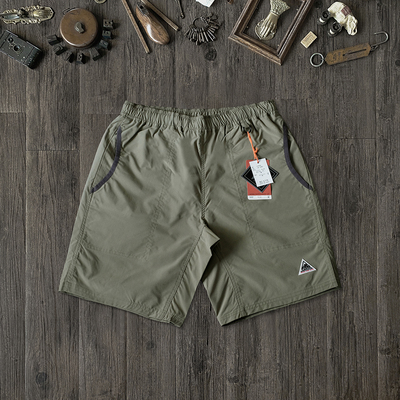 taobao agent Spot Japan Kriff Mayer olive green simple outdoor shorts breathable summer men and women retro mountains