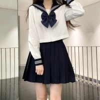 Базовая студенческая юбка в складку, оригинальный комплект, оригинальная японская школьная юбка, мини-юбка