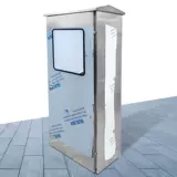 Наружный шкаф распределения питания из нержавеющей стали 304L, шкаф управления, уличный водонепроницаемый шкаф, электрическая коробка с двойной дверью, настройка пола