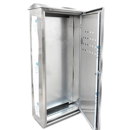 Наружный шкаф распределения питания из нержавеющей стали 304L, шкаф управления, уличный водонепроницаемый шкаф, электрическая коробка с двойной дверью, настройка пола