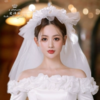 Модная фата невесты подходит для фотосессий, в цветочек, японские и корейские