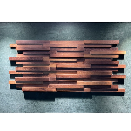 Черный грецкий орех твердый троянская гостиная телевизионная фон Стена Новая китайская оформленная лодка деревянный бар Ресторан nordic