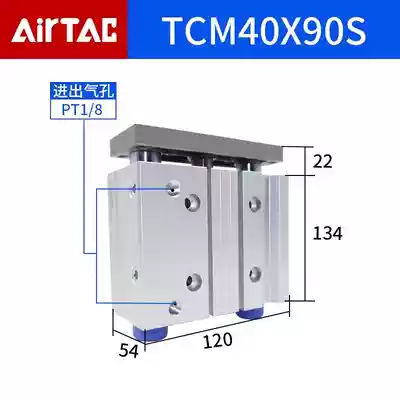 Xi lanh AirTac TCL/TCM12/16/20/25/32/40X10S/20S/30S/40S/50S/75S