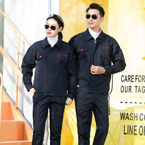 Хлопковый осенний комбинезон для офиса