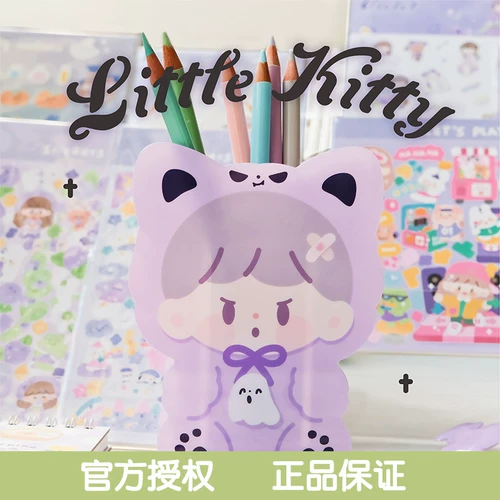 Акриловый держатель для ручек, кисть, коробка для хранения для школьников, настольный пенал