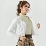 Короткая легкая и тонкая демисезонная куртка, удерживающий тепло базовый пуховик, вкладыш с пухом