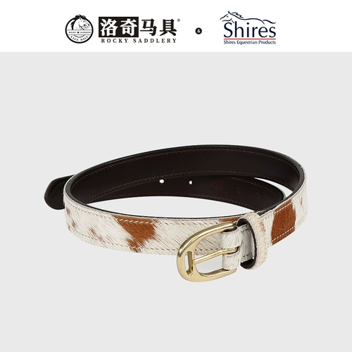 [英国Shires-Aubrion皮毛一体马术腰带（细）洛奇马具8112005]