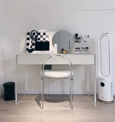 Акриловый подвесной туалетный столик современный маленький спальня Макияж Маленький стол минималистский макияж