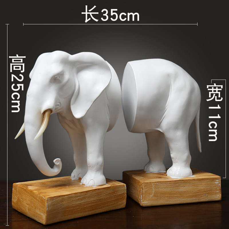elephant-bookends