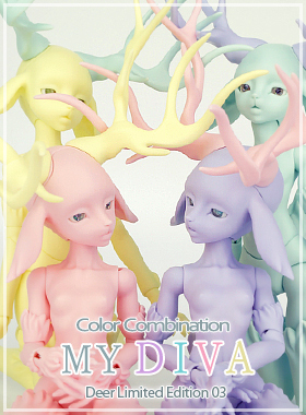 taobao agent Dollpamm My DIVA (200 Limit) Little Deer Self -Group 200 Body Limited Ring Ring Juice