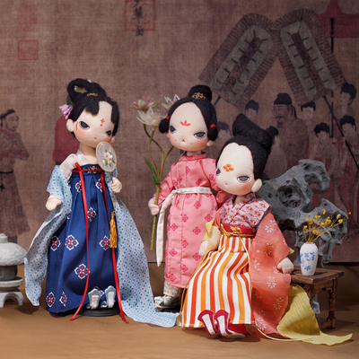 taobao agent LEEDOLL Tangfeng Hanfu Handmade DIY Materials Packing the Doll Dolls from the Puppet Puppet Ancient Wind Handmade Gifts