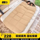 探险者 Дорожный удерживающий тепло спальный мешок с пухом для взрослых для кемпинга, увеличенная толщина