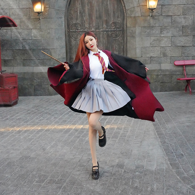 taobao agent Spot Universal Studios Harry College Skirt Student JK pleated skirt Port Grangfenfango Hermione Short Skirt