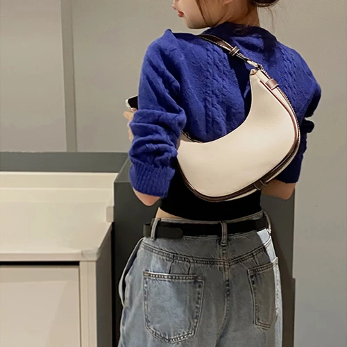 Ретро сумка подмышку, модная универсальная лампа в виде луны, матовая сумка через плечо, изысканный стиль, коллекция 2022