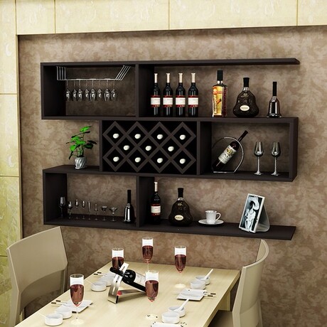 包邮酒柜吊柜壁挂墙壁红酒架置物架简约壁柜储物柜挂柜餐厅订做