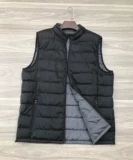 外贸单 秋新款马甲男装加棉加大码立领双面穿纯色 坎肩背心