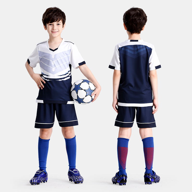 Children's football clothing suits sports elementary school football clothing training clothing boys and girls custom printed team jerseys