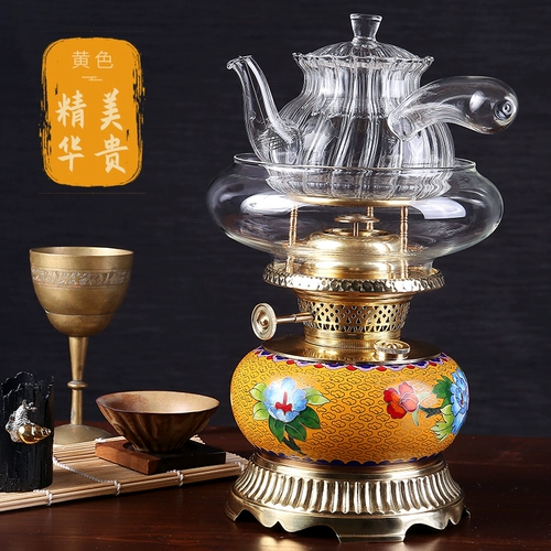 Посточка на Callery и воздушный фонарь Pure Copper китайский ретро Chaoshan Tea Set Set