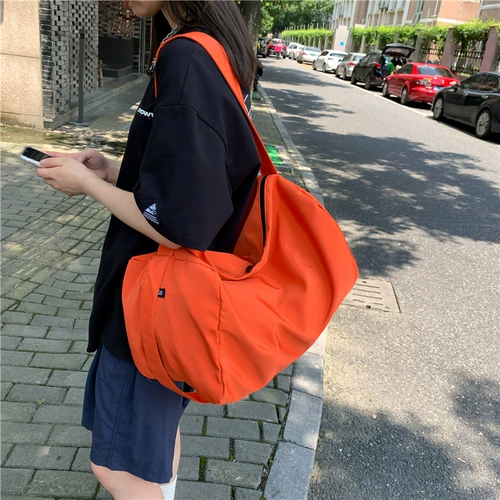 Вместительная и большая сумка через плечо на одно плечо, портативная спортивная сумка, барсетка, одежда для йоги, сумка для путешествий, сумка-органайзер, Гонконг