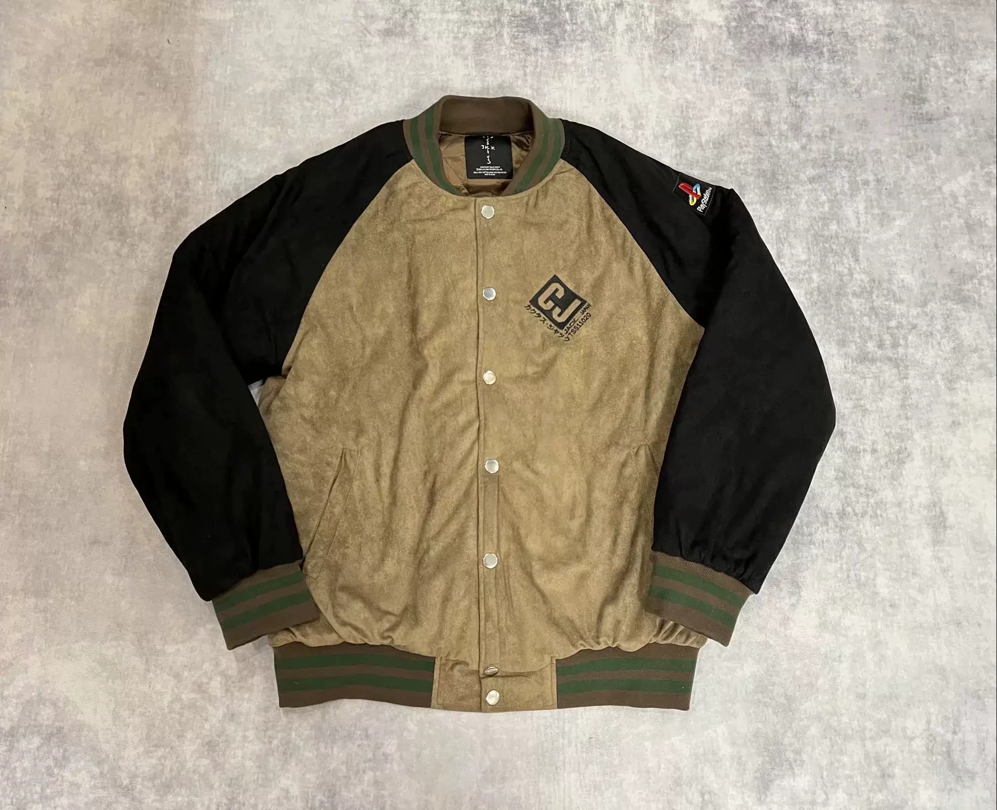 Travis Scott Playstation 周边SYSTEM WORK JACKET夹棉夹克-Taobao