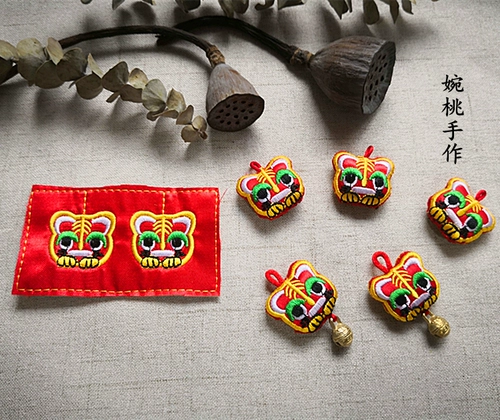 Набор материалов ручной работы для новорожденных, детский защитный амулет, булавка, тигр, «сделай сам»