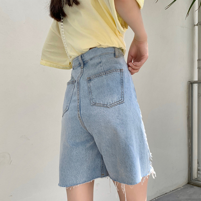 taobao agent Light denim skirt, summer thin shorts, 2021 collection