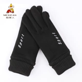 Удерживающие тепло демисезонные флисовые ветрозащитные перчатки, в корейском стиле