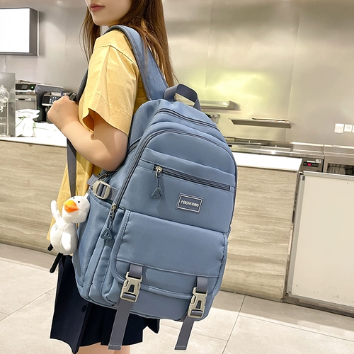 Ранец, сумка через плечо, вместительный и большой брендовый ноутбук, рюкзак для школьников, для средней школы, в корейском стиле, подходит для студента