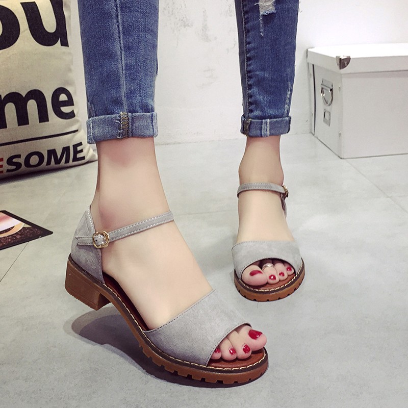 block heel flats