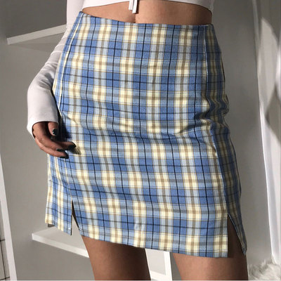 taobao agent Retro cute brand protective underware, mini-skirt, pleated skirt, high waist, hip-accented