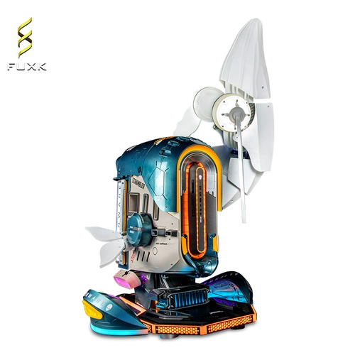 FUXK Концептуальные произведения искусства Whale Alien R9 Modified Mod High -End Custom -Made E -Sports Water Cold Desktop Machine
